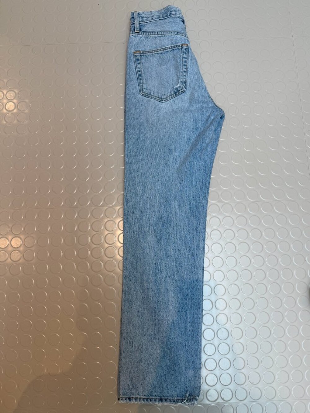 AGOLDE Riley High Rise Straight Crop SIZE 25. Color: HAVEN - Picture 4 of 5